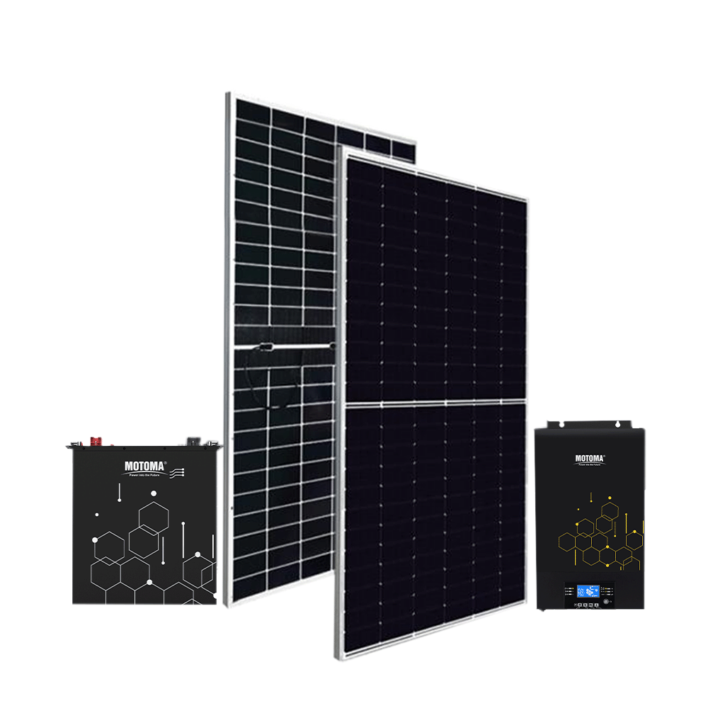 باكج الطاقة الشمسية لوح من كنيديان سولار وعاكس طاقة 6 كيلو واط و بطارية 5 كيلو من موتومو