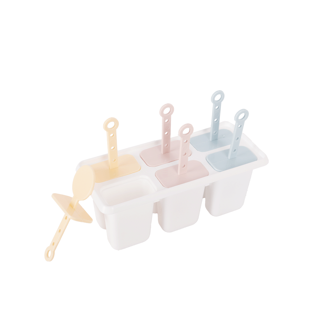 قوالب ايسكريم فييت نهات متعدد الالوان بلاستيك موديل 5617 - 6 خانات