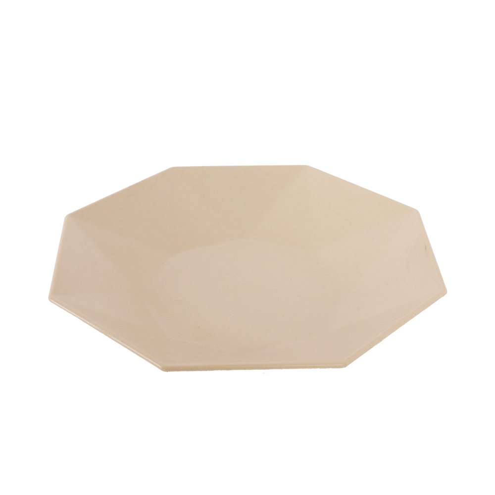 صحن تقديم فيت نهات بلاستيك سداسي موديل 1197 - بيج