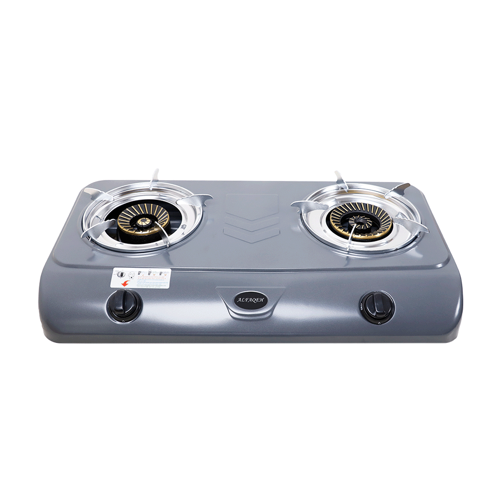 طباخة الفقية اتوماتيك ستيل 2 عيون موديل ITL020 - رمادي