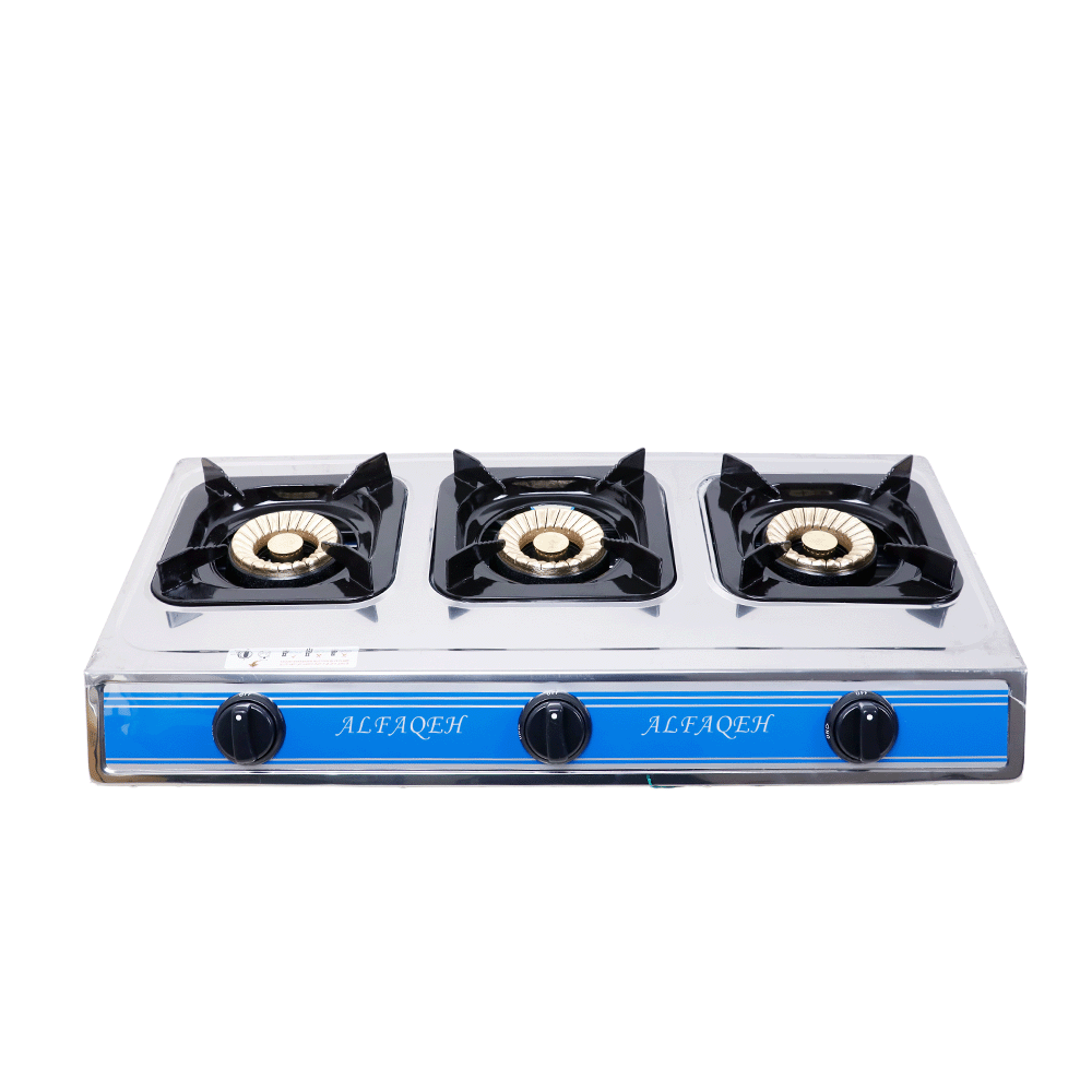 طباخة الفقية اتوماتيك ستيل نحاسي 3 عيون موديل T-A3003 - فضي