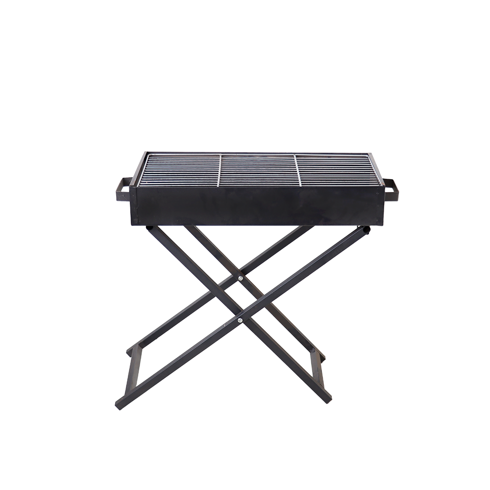 شواية فحم معدنية محمولة مقاس 60×30 سم موديلAW711 - أسود