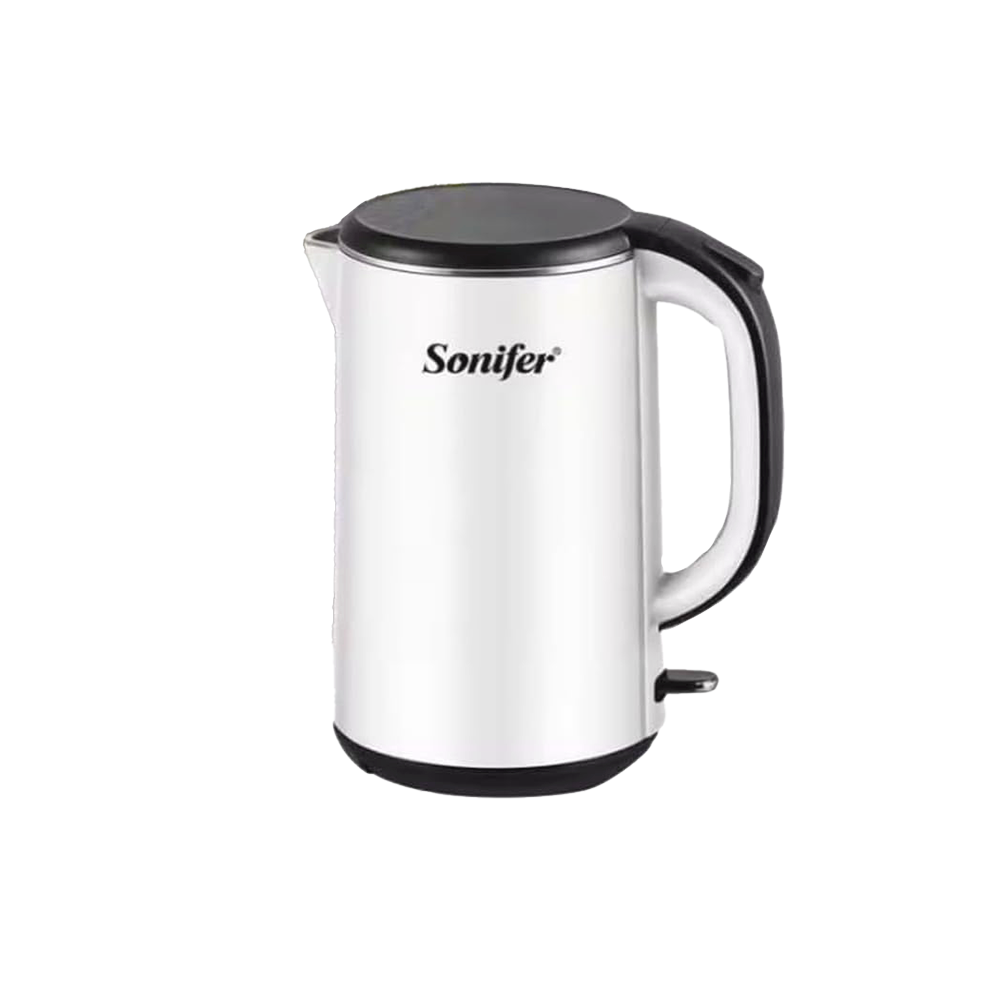 غلاية كهربائية سونيفر 1.8 لتر قوة 1600 وات موديل SF-2091 - أبيض