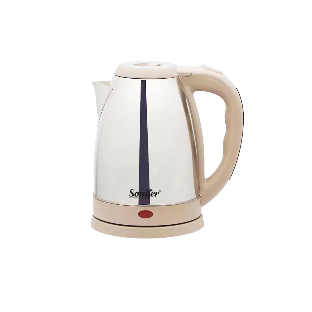 غلاية كهربائية سونيفير قوة 1500 وات سعة 1.8 لتر موديل SF-2048 - بيج