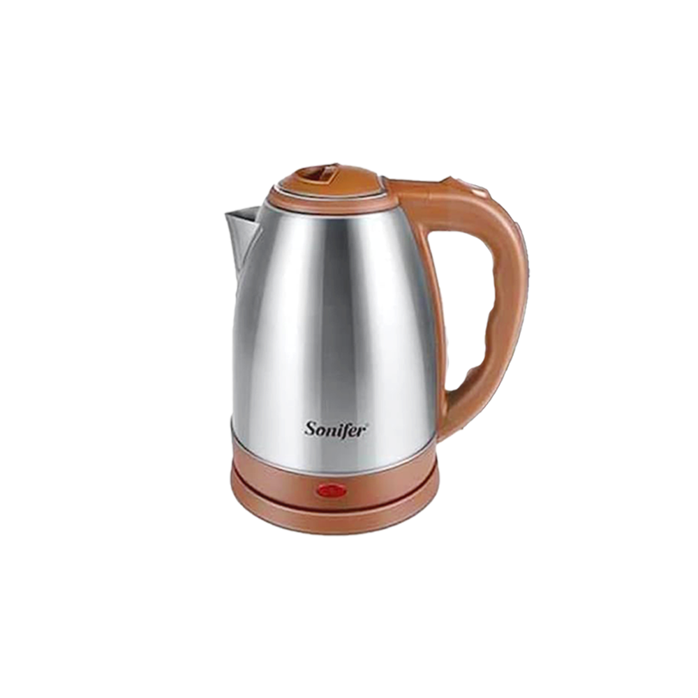 غلاية كهربائية سونيفرسعة 1.8 لتر قوة 1500 وات موديل SF-2051 - بني