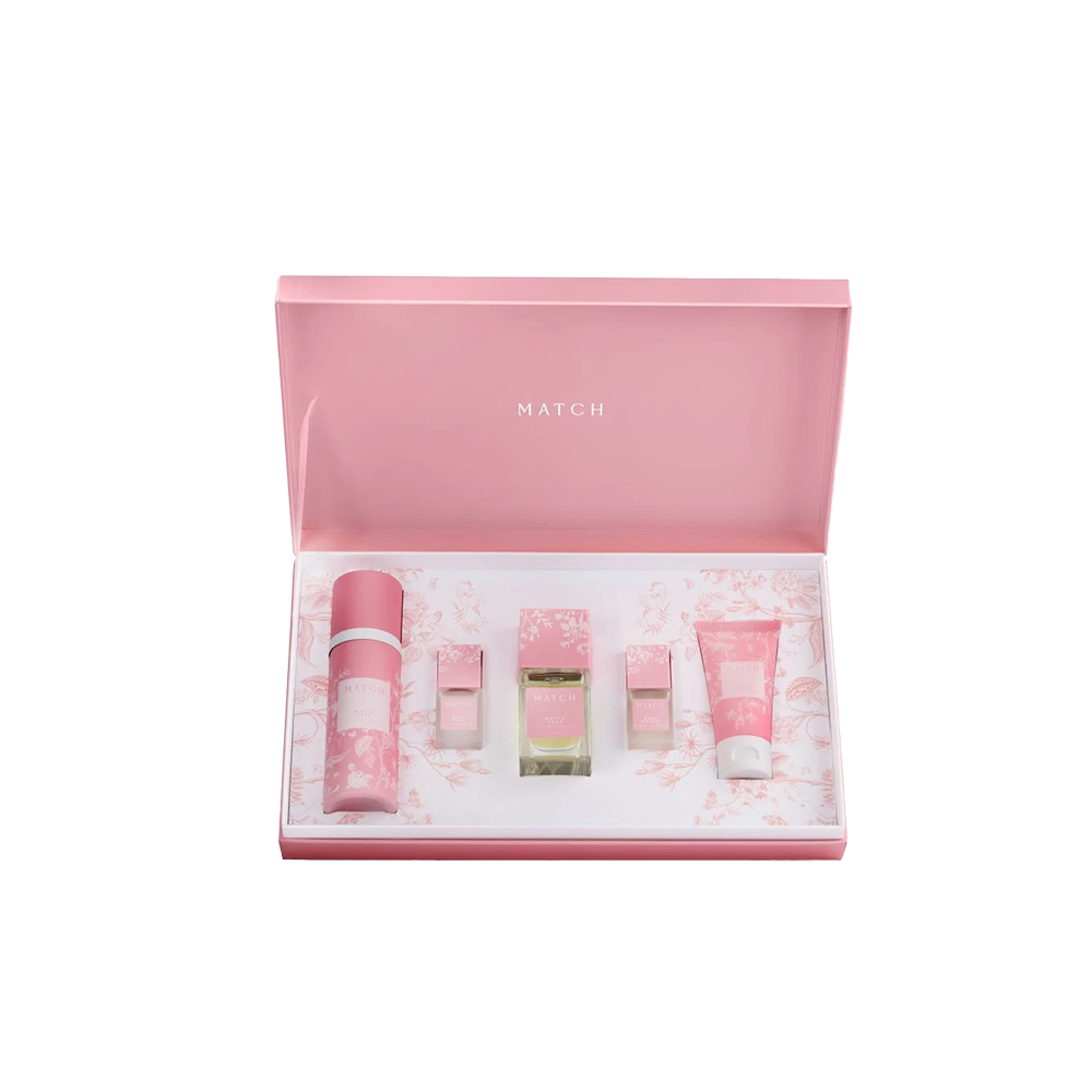 مجموعة العناية من ماتش الوردية الفاخرة - للنساء
