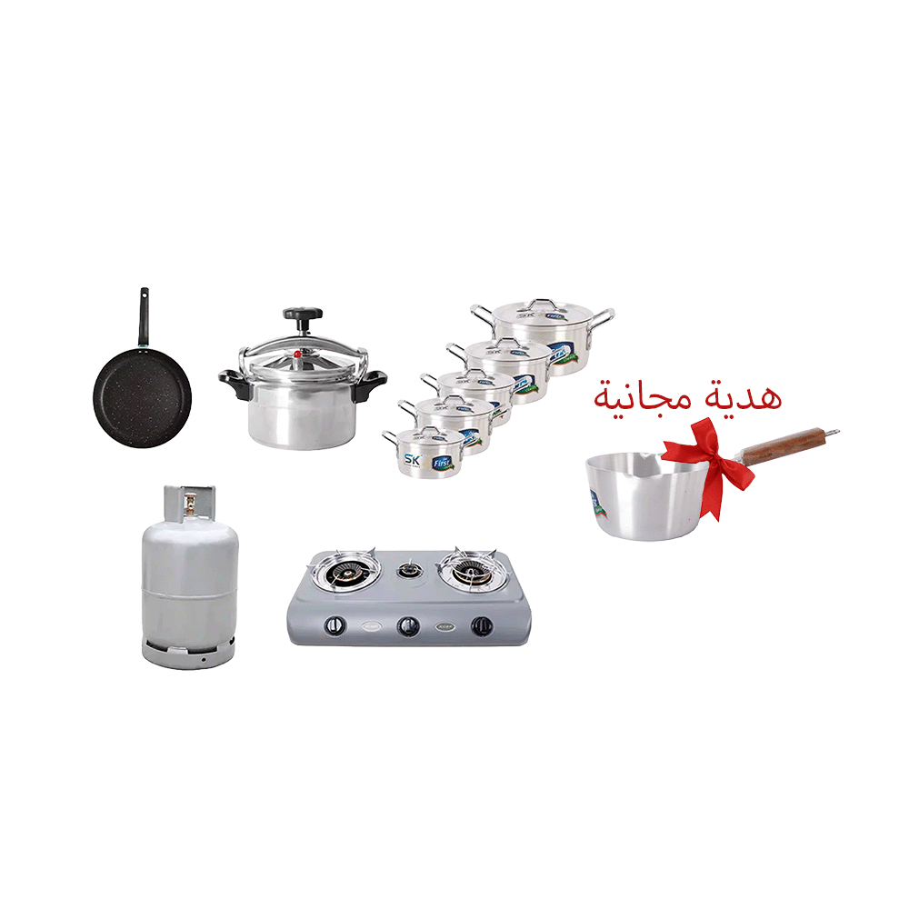باكج مستلزمات المطبخ الأساسية 5×1
