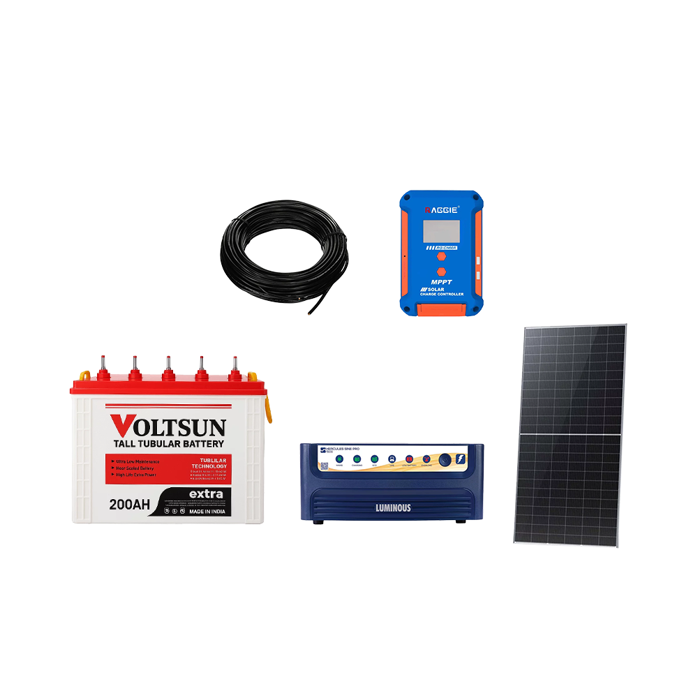 باكج الطاقة الشمسية المتكامل 5 في 1