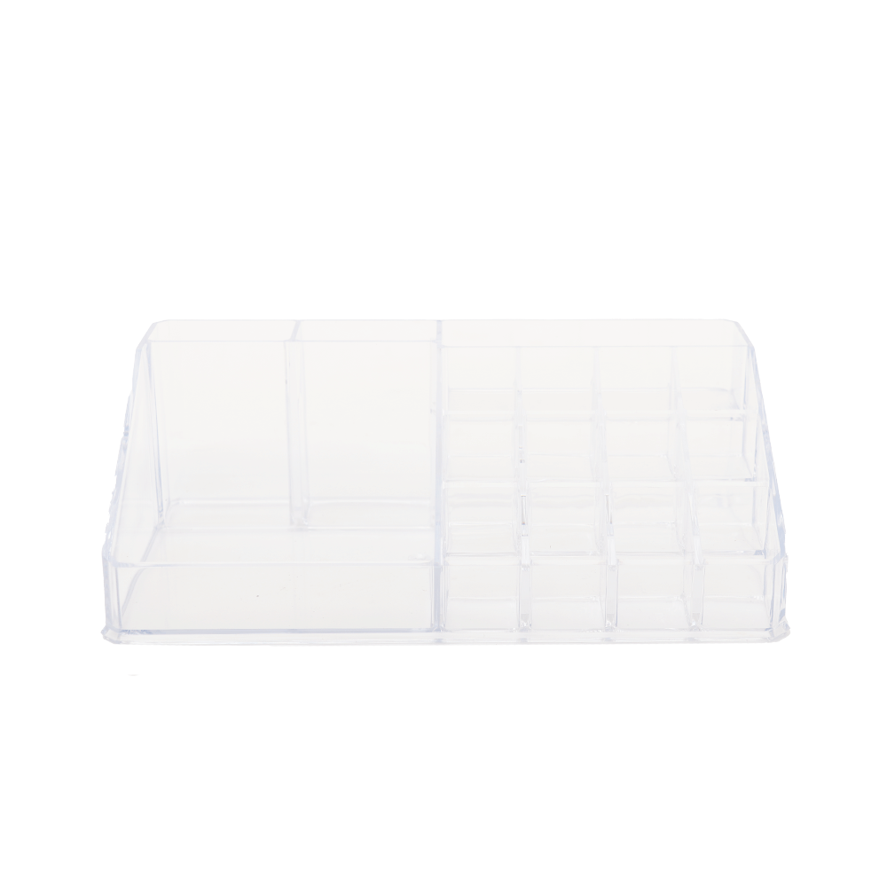 منظم مستحضرات التجميل من البلاستيك موديل ADH-556B - شفاف