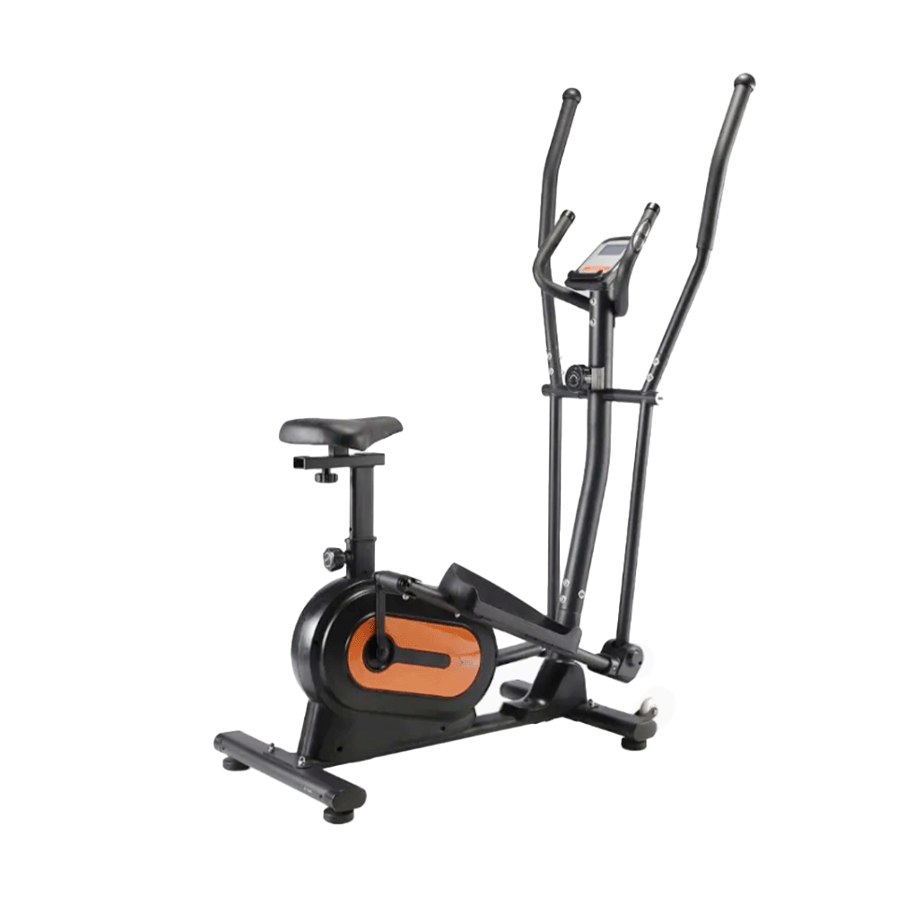 جهاز تمرين بيضاوي منزلي متعدد الوظائف - أسود