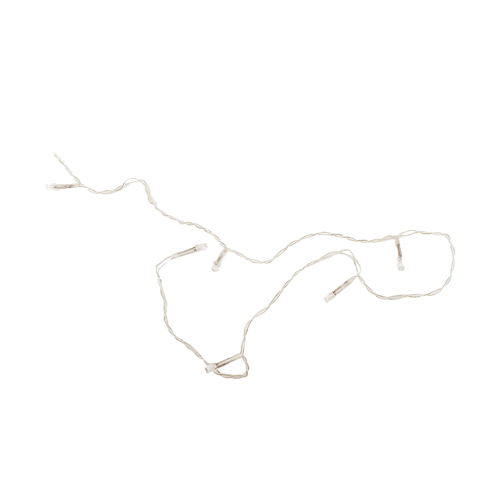 سلسلة إضاءة ليد شلالية بلون أبيض – مقاس 10×9×17 سم
