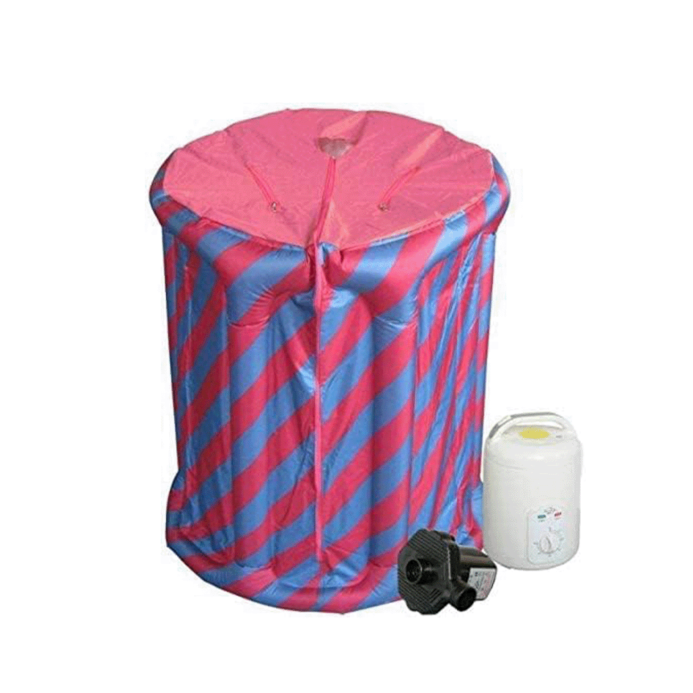 حمام ساونا بخاري صغير منزلي يساعد على فتح المسام وتنظيف البشرة - موديل ‎B09XBG2K8S