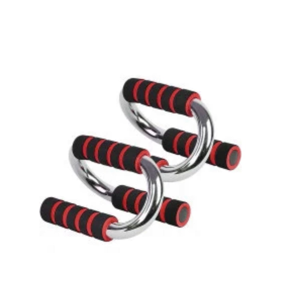 مقابض تمارين الضغط المصنوعة من الفولاذ المطلي