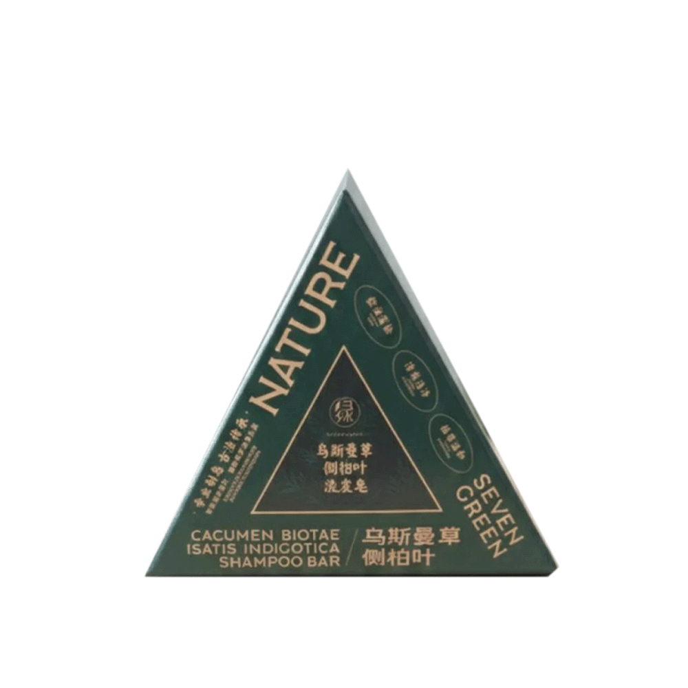 صابون شامبو سيفن غرين الشعر صلب عشبي - 120 جرام
