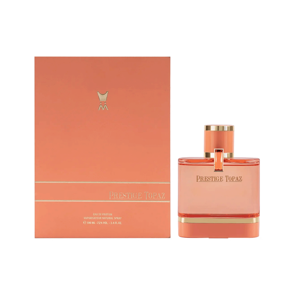 عطر الماجد للعود برستيج توباز أو دو بارفيوم للجنسين - 100 مل