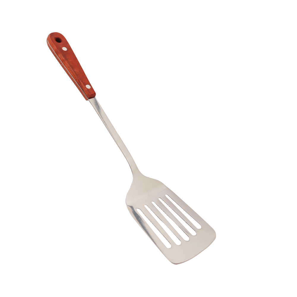 ملعقة طبخ الخبز استيل يد خشب - موديل AW663