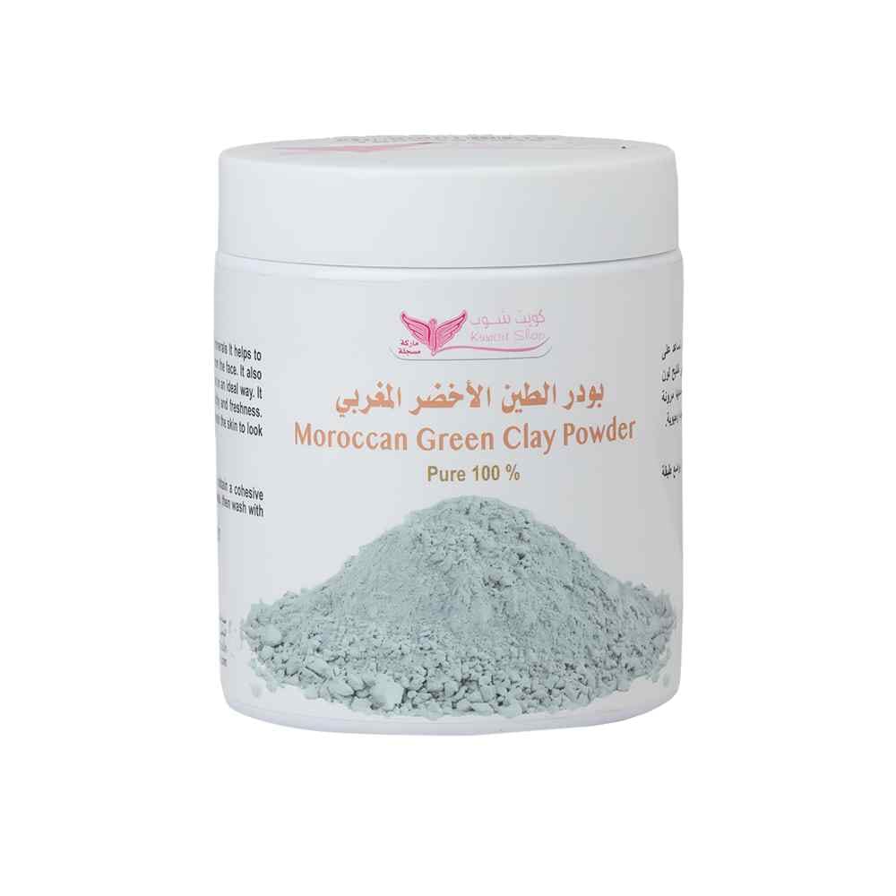 بودرة الطين الاخضر المغربي من كويت شوب - 200 جم