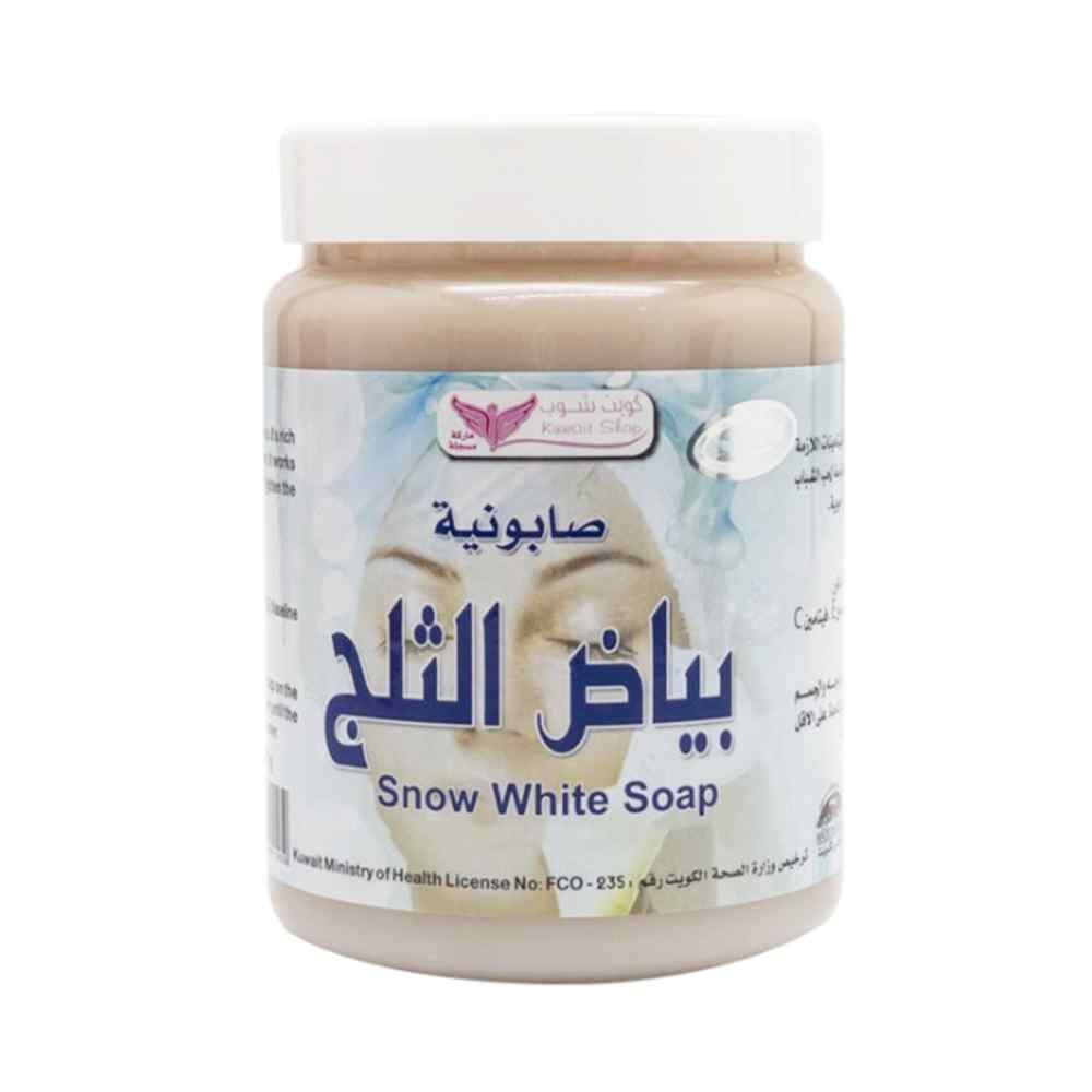 صابونية كويت شوب بياض الثلج لتفتيح وتنعيم بشرة الجسم - 500 جم