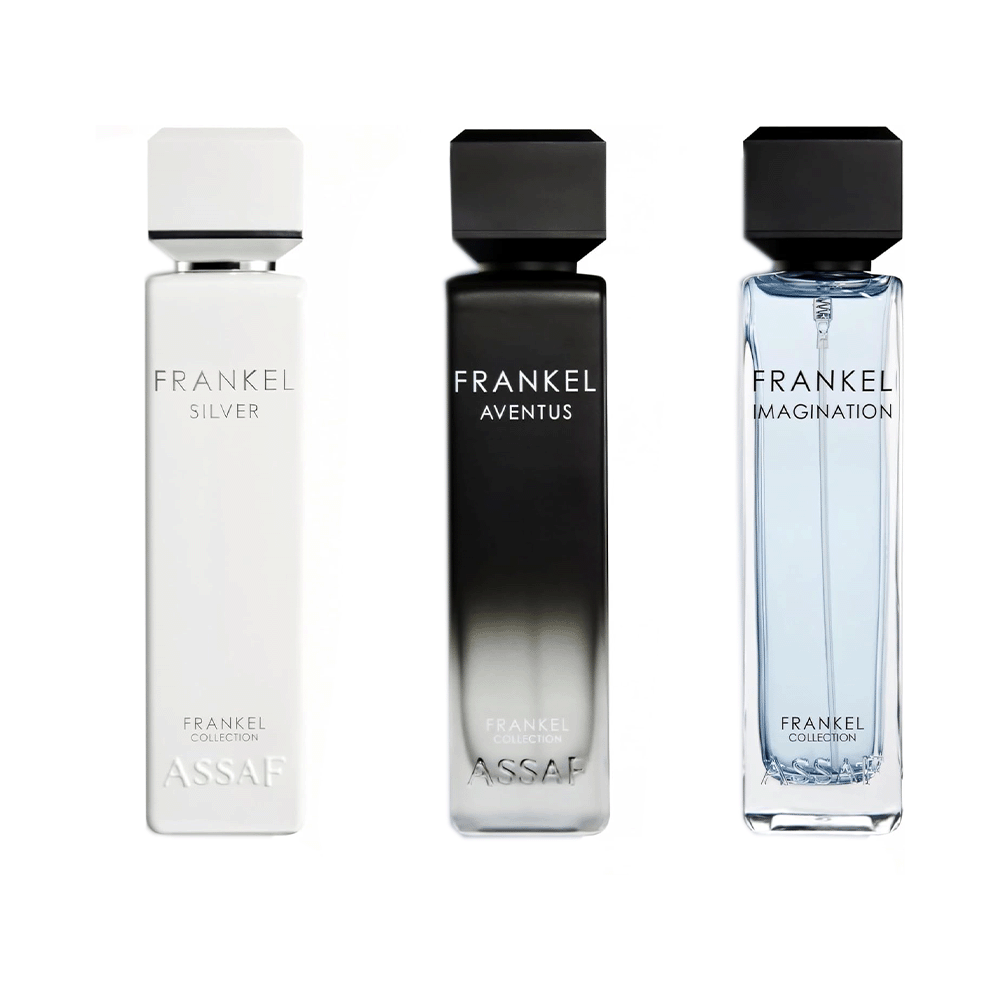 مجموعة عطور عساف فرانكل متنوعة 200 مل أودي برفيوم رجالي - 3 عطور