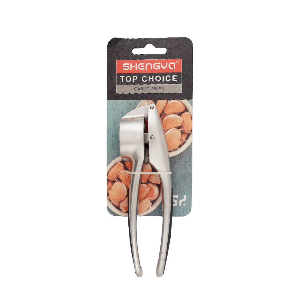 هراسة ومقشر ثوم شينغيا ستانلس ستيل موديل SH195 - فضي