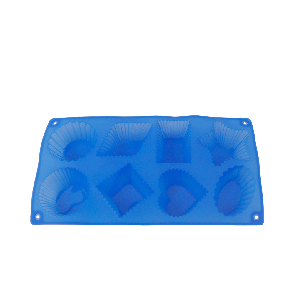 قالب سيليكون متعدد الاستخدامات حراري أشكل هندسية موديل SH275 - أزرق