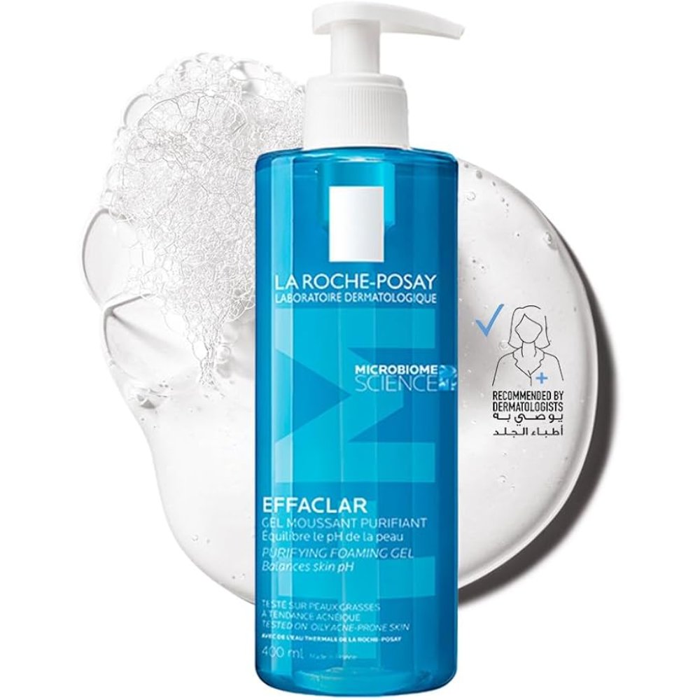 غسول جل رغوي منقي ايفاكلار من لاروش بوزيه، 400 مل