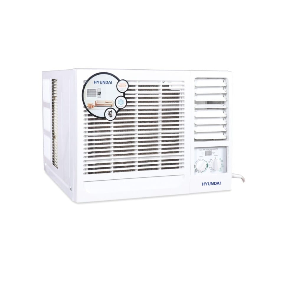 مكيف شباك هيونداي 1 طن إلا ربع - موديل HY-WAC 09 S