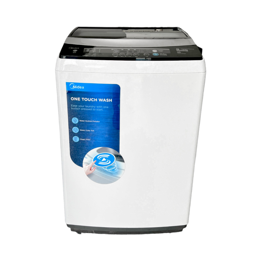 ميديا غسالة اتوماتيكية بفتحة علوية قوة 600 وات وسعة 8 كيلو موديلUY-AC120-S20TCLPSFM/0201 - ابيض