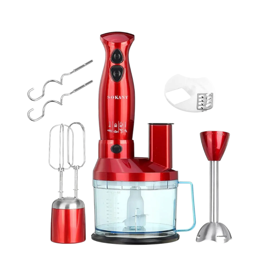 سوكاني محضرة طعام 7في1 بقوة 700 وات موديل SM-5011-7 - أحمر