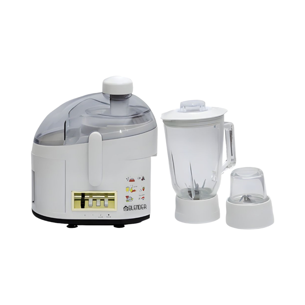 بلندرعصارة كهربائية 2*1 بقوة 500 وات موديل 3600-MJ-095 - أبيض