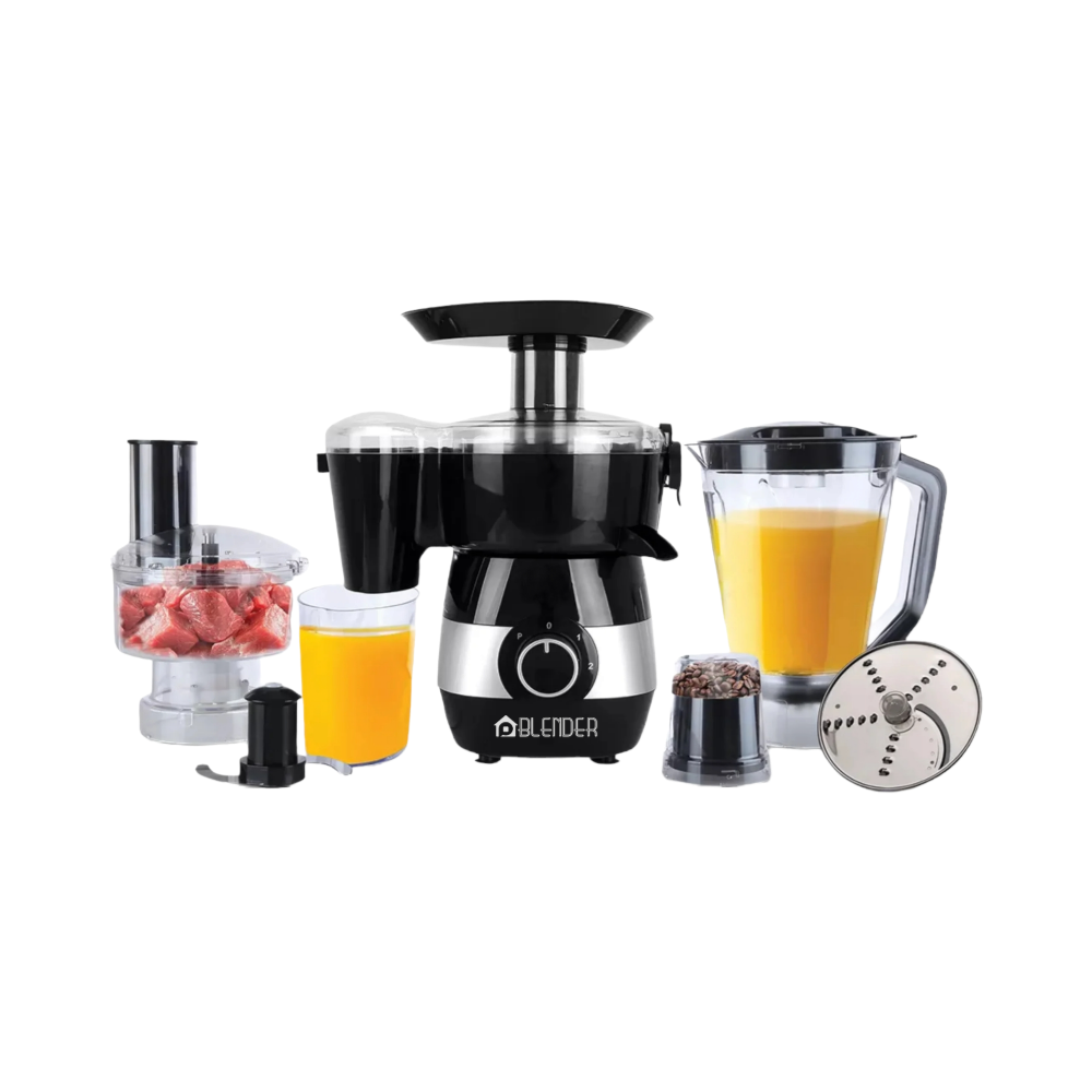 بلندرعصارة كهربائية ست البيت متعددة الإستخدام موديل 1940-KN-095 - أسود