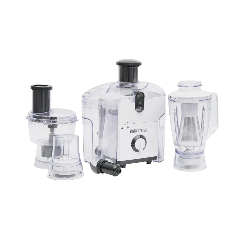 بلندرعصارة كهربائية متكاملة 5*1 بقوة 1000 وات موديل MJ -1004 - أبيض