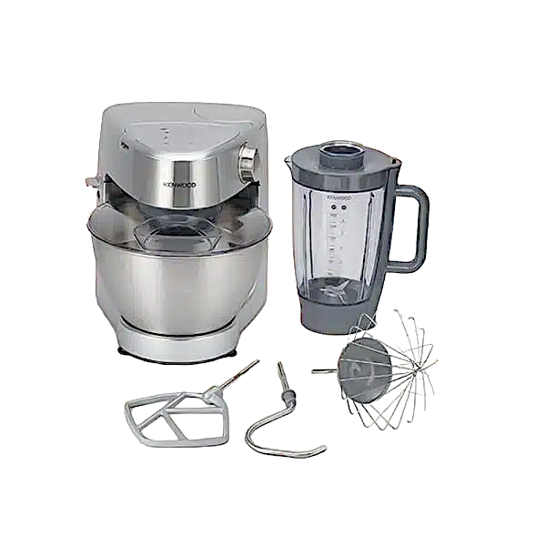 كينوود عجانة مع خلاط بلاستيكي بقوة 1000 وات وسعة 4.3 لترموديل KHC29 - فضي