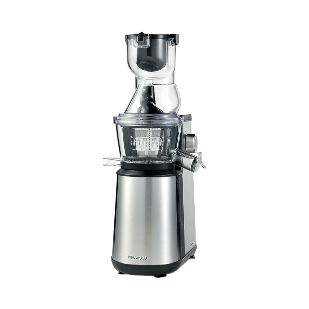 كينوود عصارة فواكه بطيئة بقوة 400 وات وسعة ‎0.8 لتر موديل JMM70.000BK - فضي