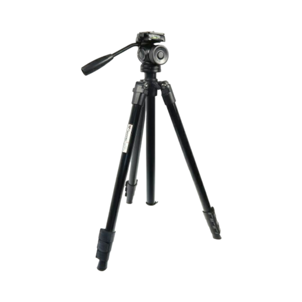 استاند كاميرا و جوال ثلاثي مصنوع من الألومنيوم موديل WT-6734 - أسود