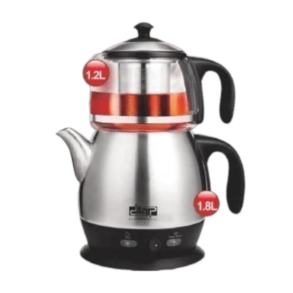 دي اس بي ماكينة صنع الشاي بقوة 2200 وات وسعة 1.8 لتر موديل KK1145 - أسود