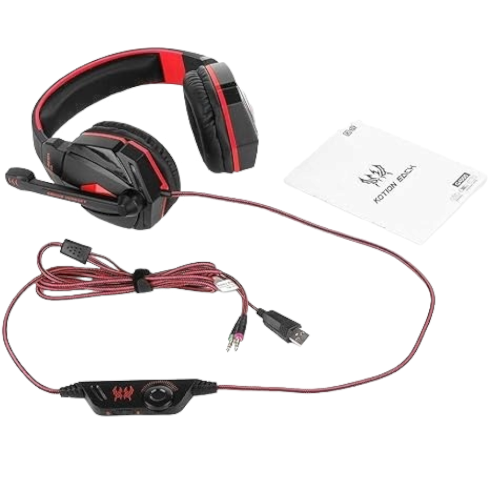 كوشن ايتش سماعات رأس سلكية مع الميكرفون موديل G4000 - أسود