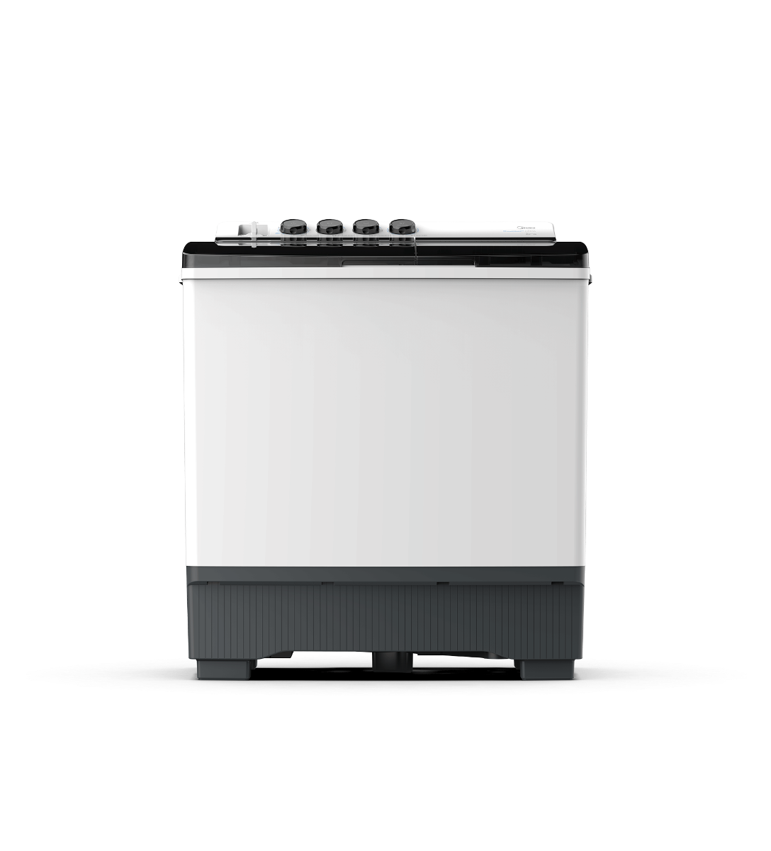 ميديا غسالة كهربائية بحوضين سعة 10 كجم وقوة 535 وات موديل MT100W100/W-GCC - أبيض