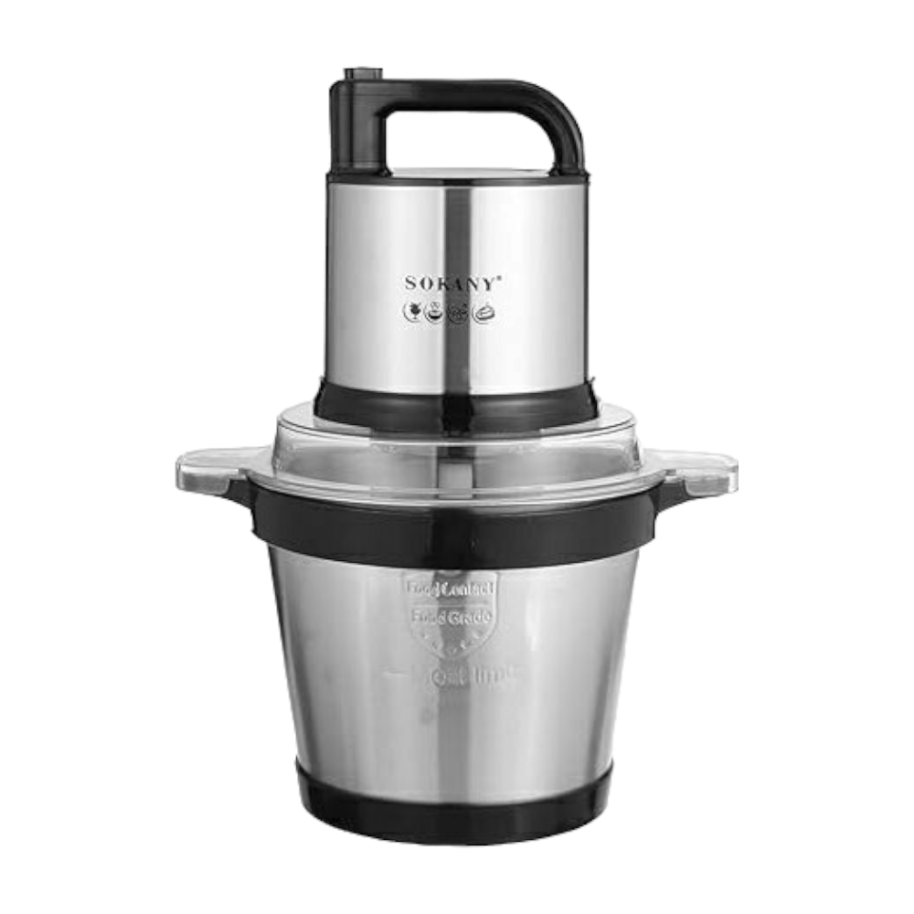 سوكاني فرامة كهربائية بقوة 800 وات وسعة 4 لتر موديل 7028- فضي