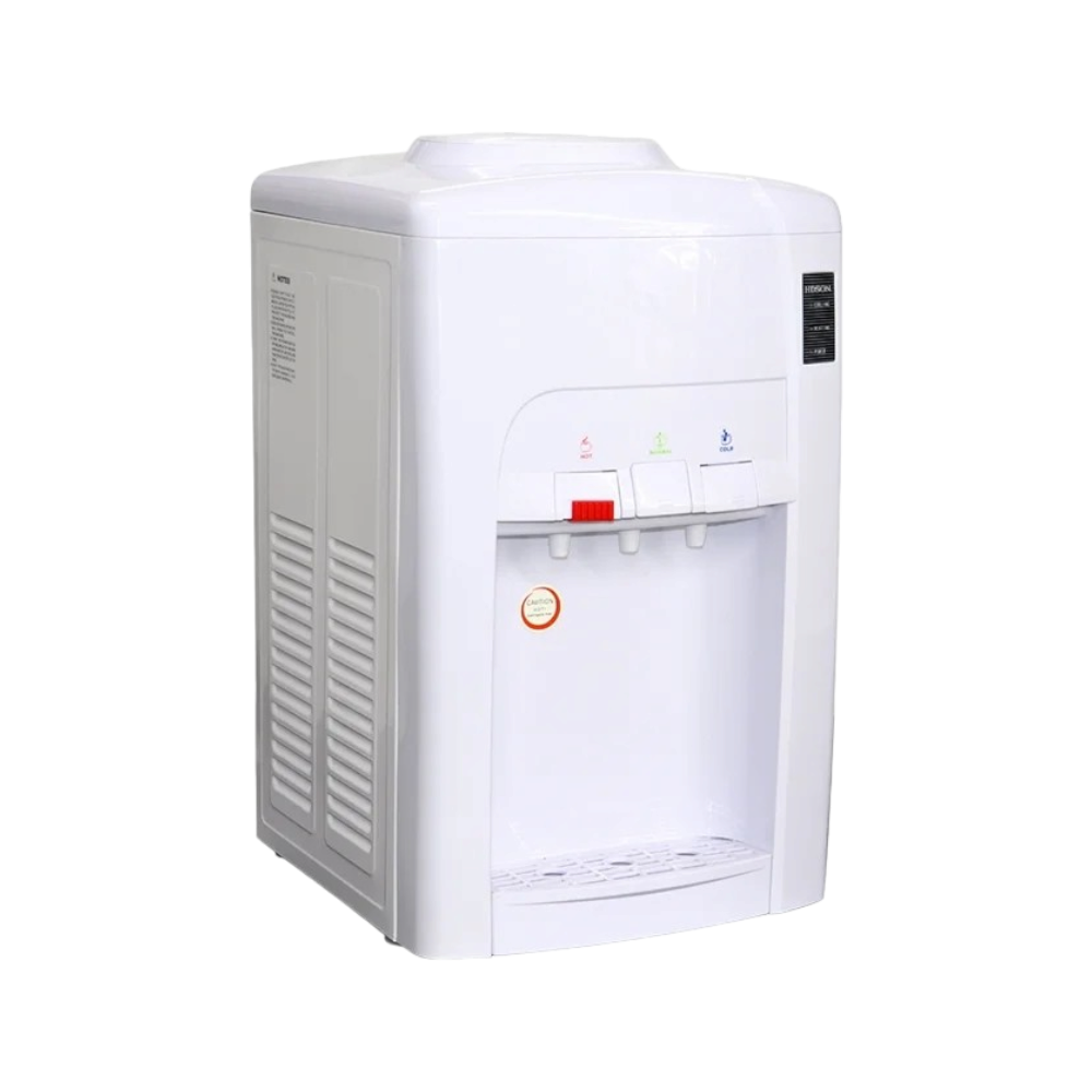 هدسون موزع مياه 3 صنابير بسعة 20 لتر موديل HWD-25 - أبيض