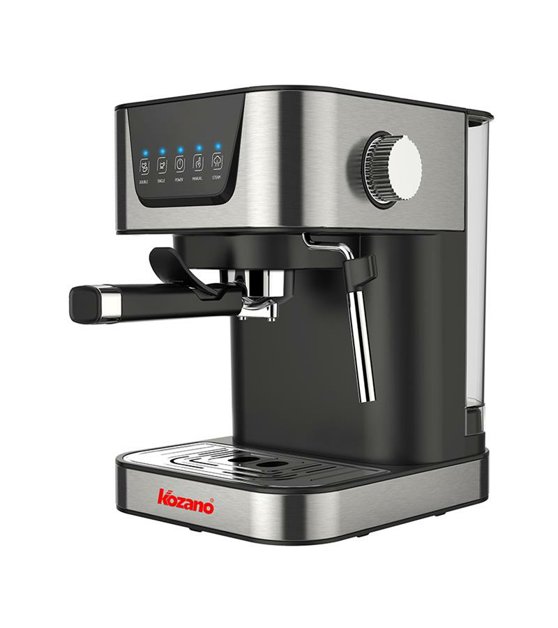 كوزانو ماكينة قهوة اسبرسو كهربائية بقوة 1050 وات وسعة 1.5 لتر موديل KME6 - أسود