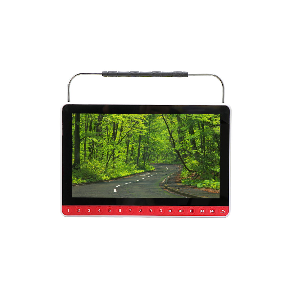 أوربت جهاز عرض الفيديوهات تلفزيون اتش دي محمية للعين 9 وبطارية سعة 1200 امبير براديو اف ام موديل V095