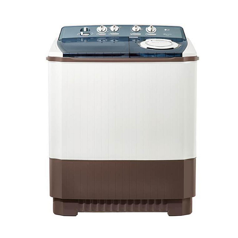 إل جي غسالة ملابس نصف اوتوماتيكية بحوضين سعة 13 كجم قوة 390 وات موديل P1611- متعدد الألوان