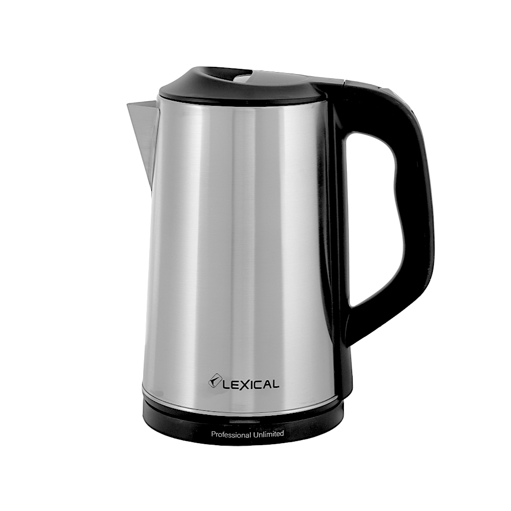 ليكسيكال غلاية كهربائية قوة 1800 وات وسعة 2.5 لتر موديل LEK 1411 - فضي
