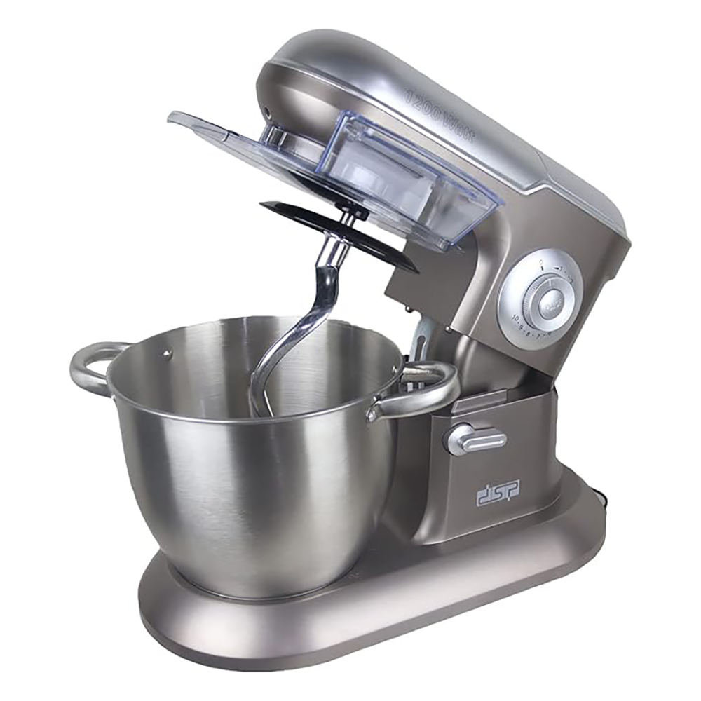 دي أس بي عجانة كهربائية 3في1 بقوة 1200 وات وسعه 6.5 لتر موديل KM-3025 فضي