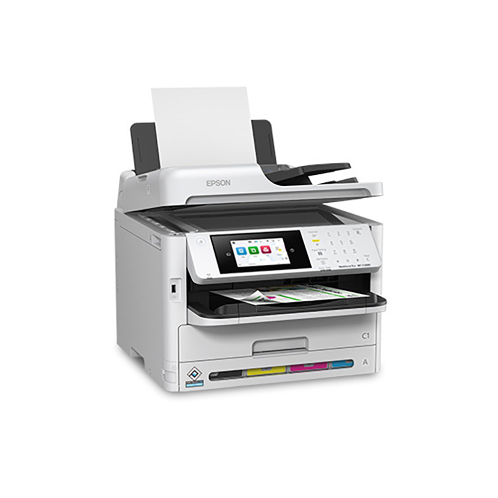 إيبسون طابعة مكتبية أسود و ملون قوة 150 وات موديل EP WF-C-5890 - أبيض