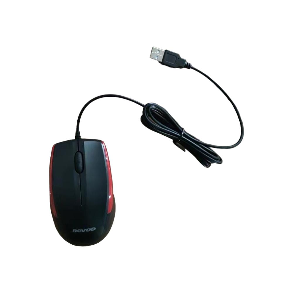 بيفود ماوس مكتبي سلكي موديل BVM-321BU - أسود