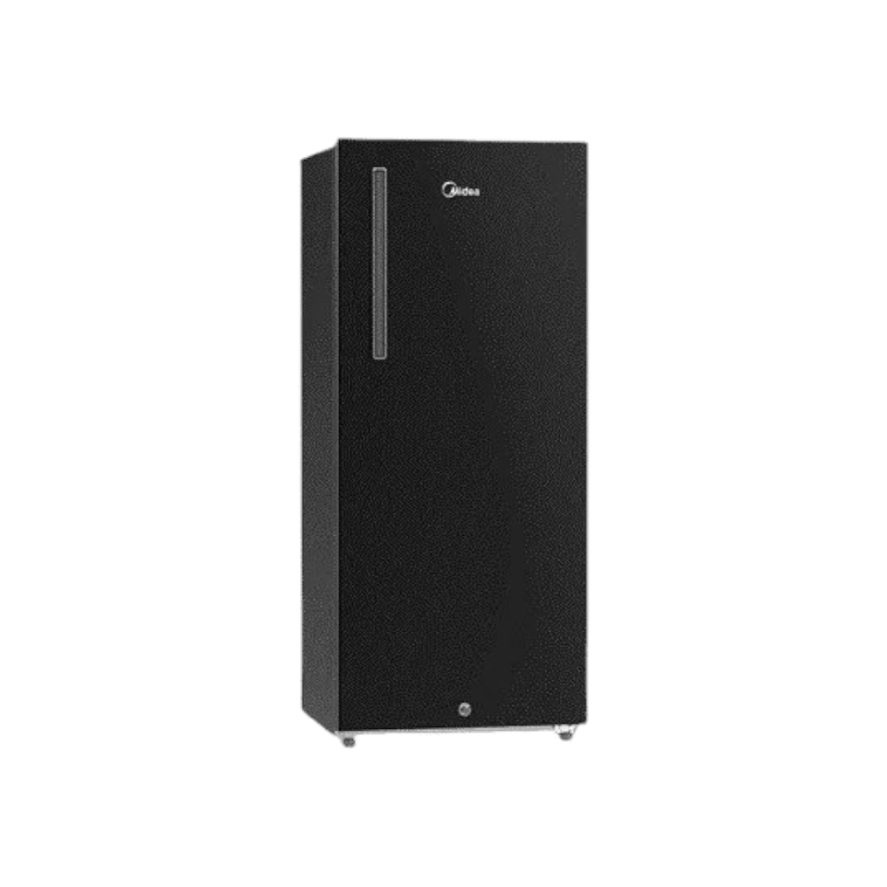 ميديا ثلاجة كهربائية ثلج بباب واحد سعة 173 لتر قوة 42 وات موديل mdrd268f+N5 - أسود