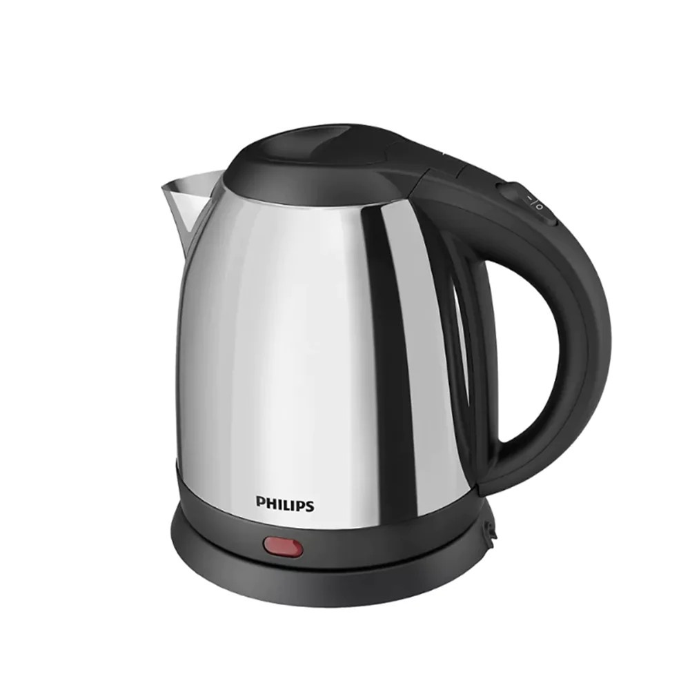 فيليبس غلاية كهربائية بسعة 1.2 لتر وقوة 1800 وات موديل HD9303/03 - فضي 