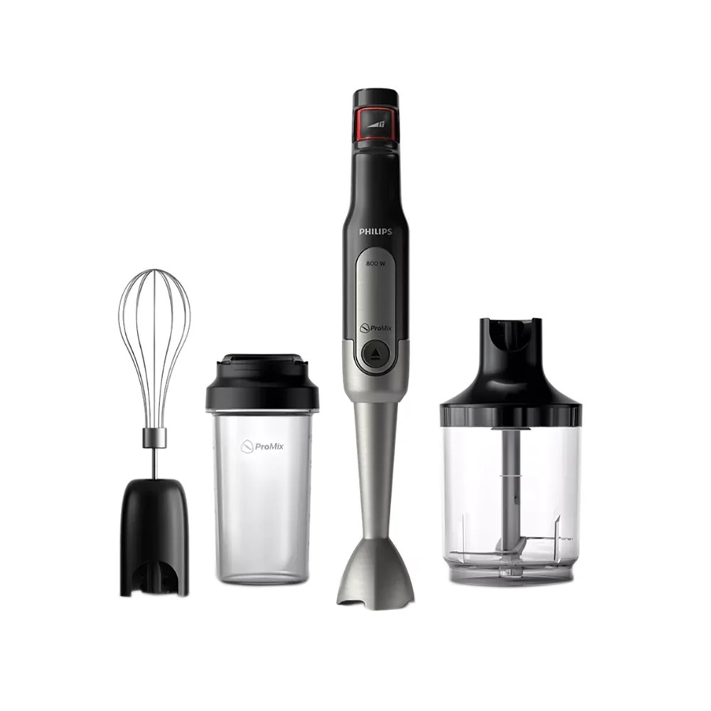 فيليبس خلاط يدوي بتقنية برو مكس موديل HR2652/91 بقوة 800 وات - 4 قطع